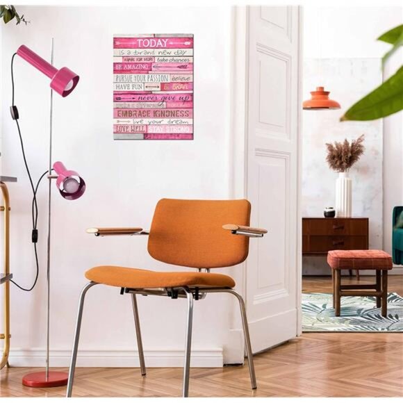 Pink Wall Decor - Inspirational Quotes Wall-Art - - Picture 3 of 7